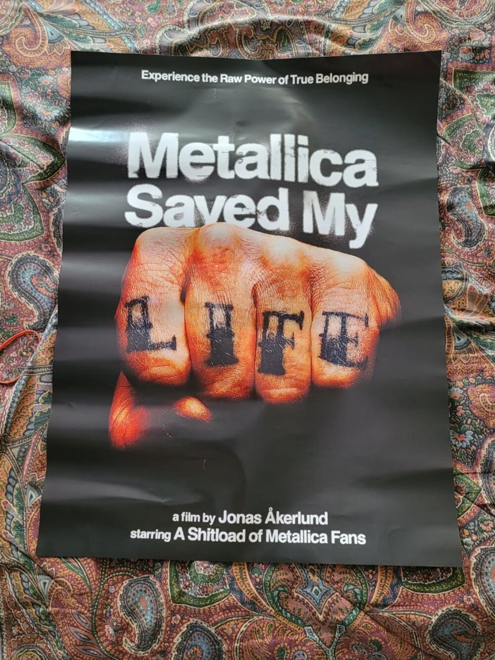 METALLICA poster to movie "Metallica saved my life"
